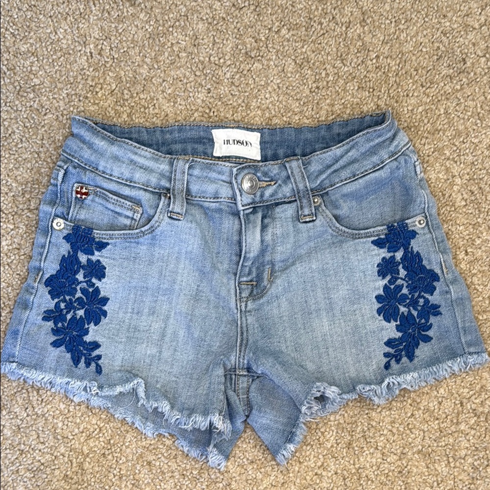 Hudson Jeans Light Blue Denim Shorts
